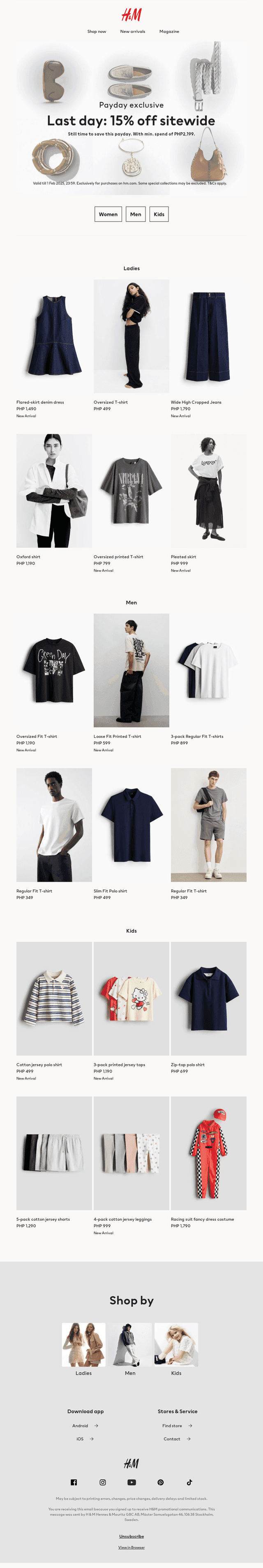 Last day to get 15% off