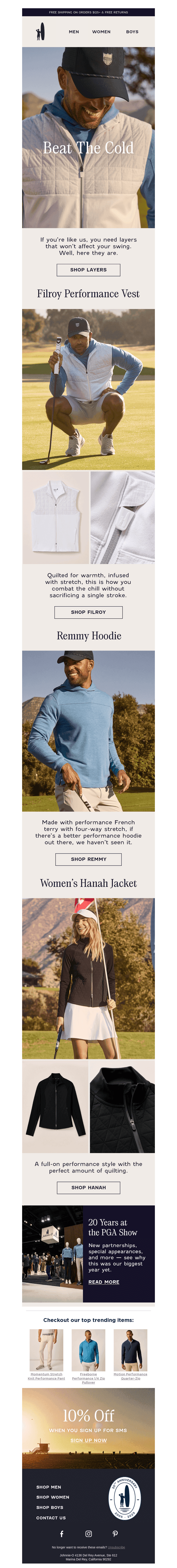 Chilly Tee Time? Wear this