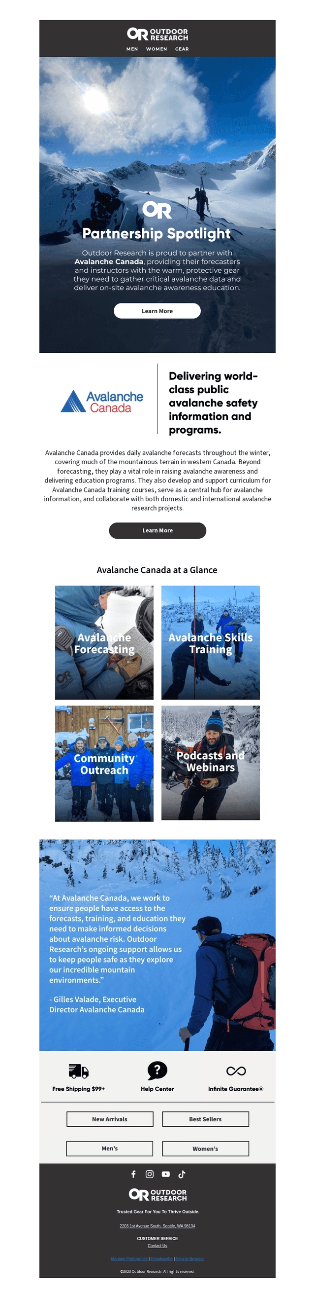 Partnership Spotlight: Avalanche Canada