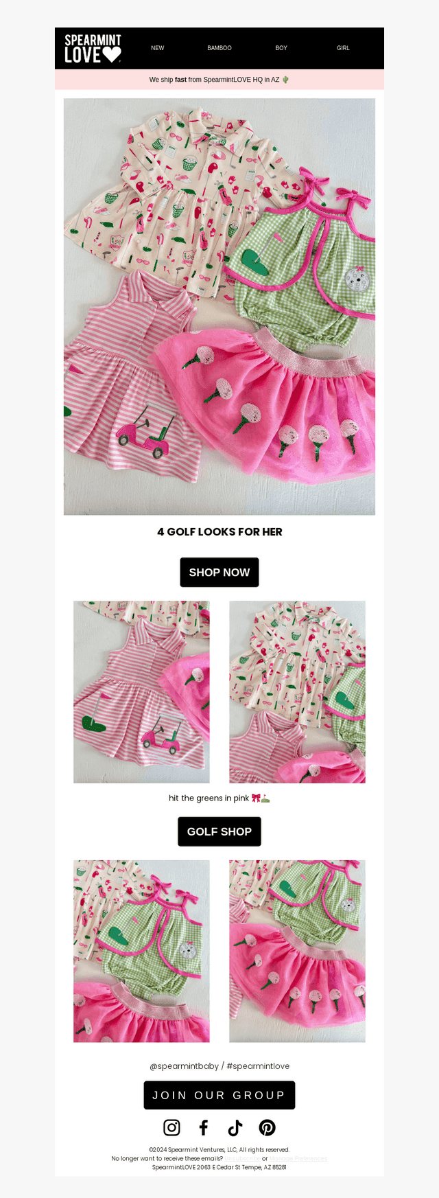 4 golf looks for her