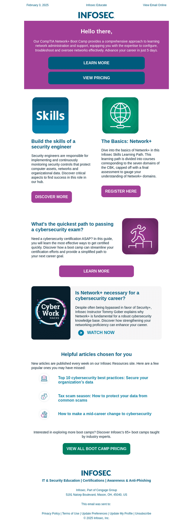 Discover the CompTIA Network+ Boot Camp