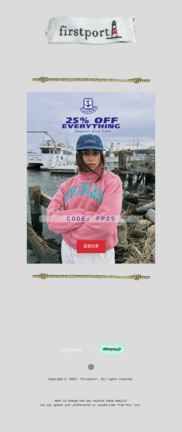 Winter Sale Continues⚓