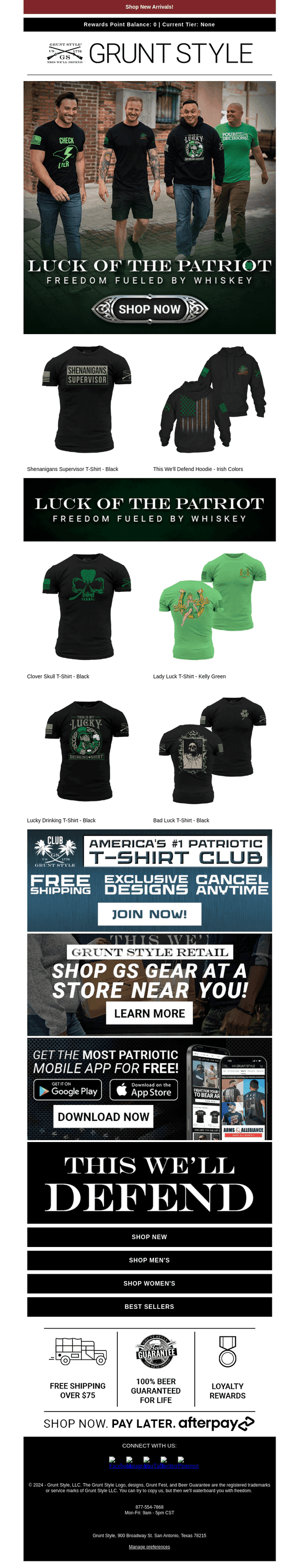 ☘️ Men's St. Patrick's Day Collection