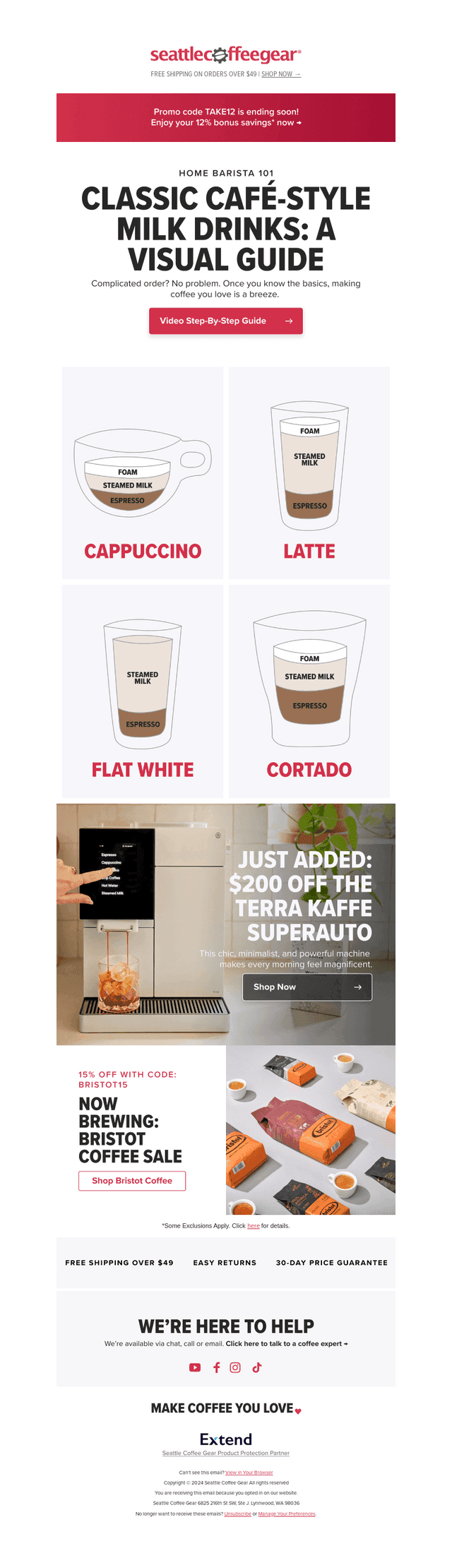 Seattle Coffee Gear email from Tue, Feb 4, 2025