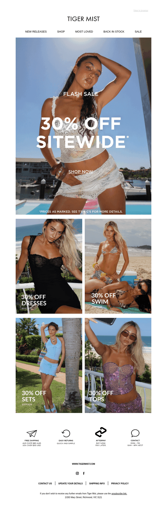 30% OFF STOREWIDE 💫 ONLINE NOW