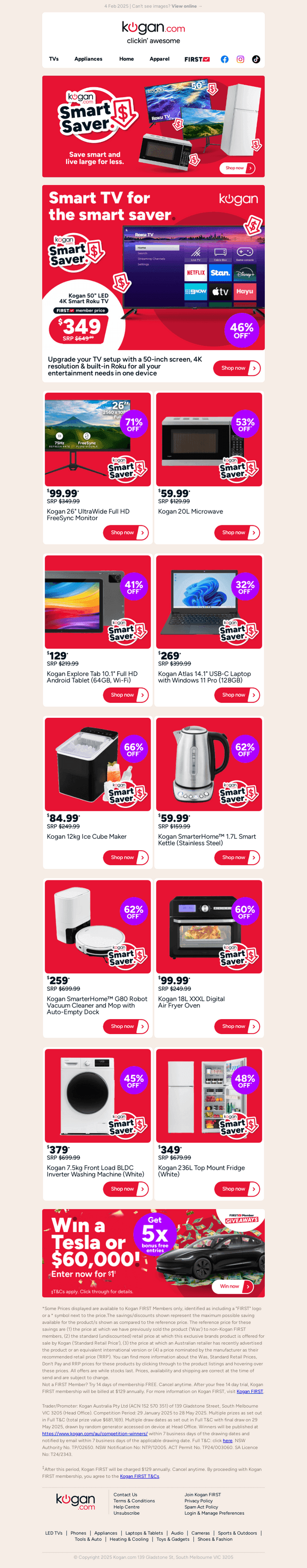 Inside: Your new Kogan Smart Savers! 🎉 Save smart & live large for less!