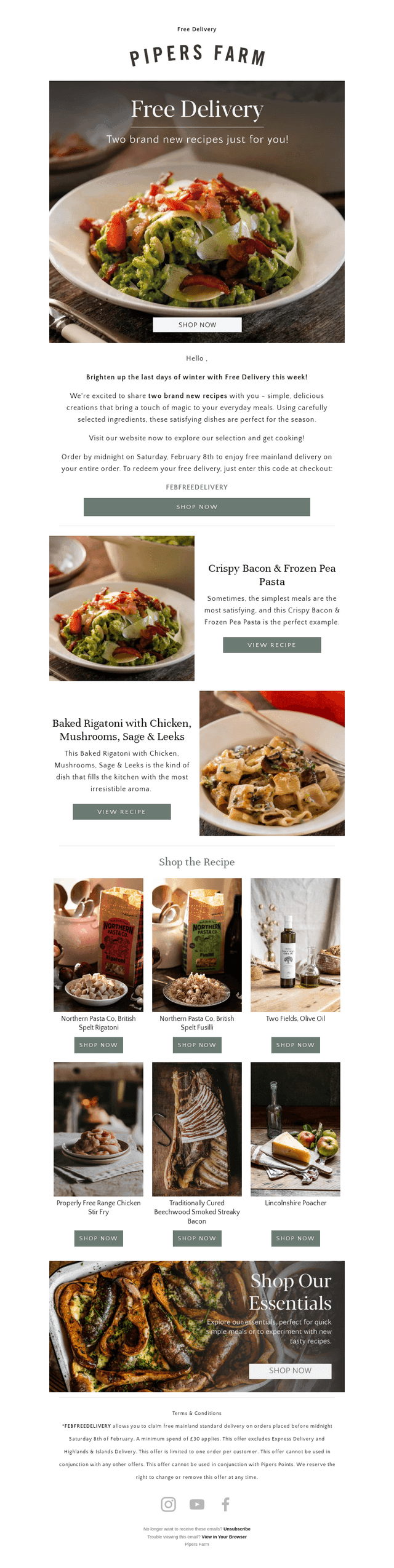 Enjoy Free Delivery This Week!