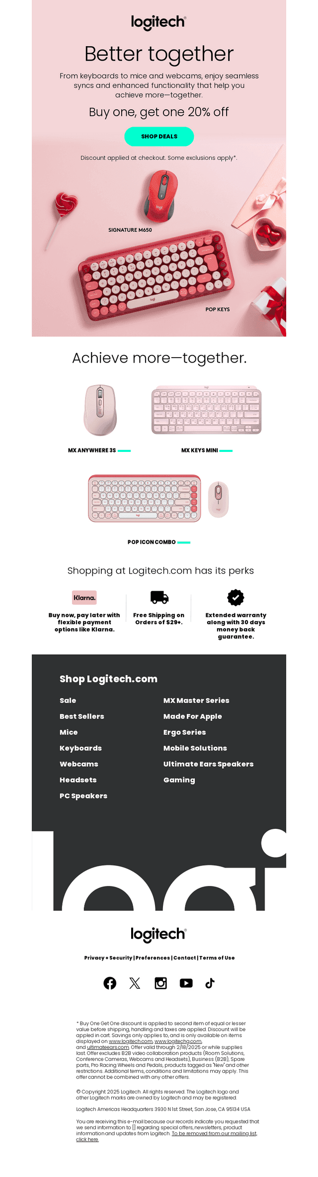 Better Together: Buy one, get one 20% off
