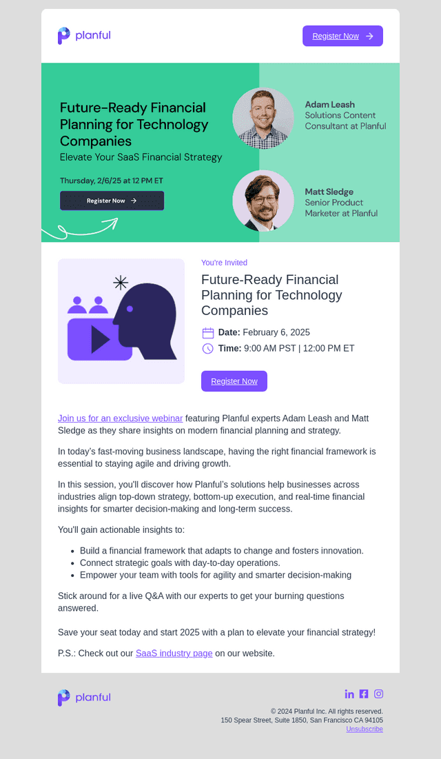 [Webinar] Future-Ready Financial Planning for Tech Companies