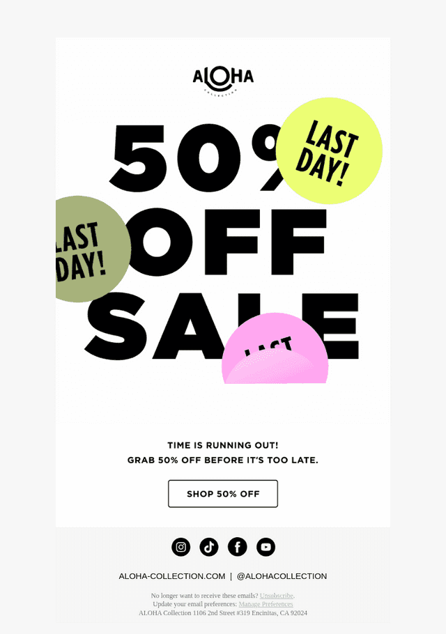 ⏳ LAST DAY for 50% OFF