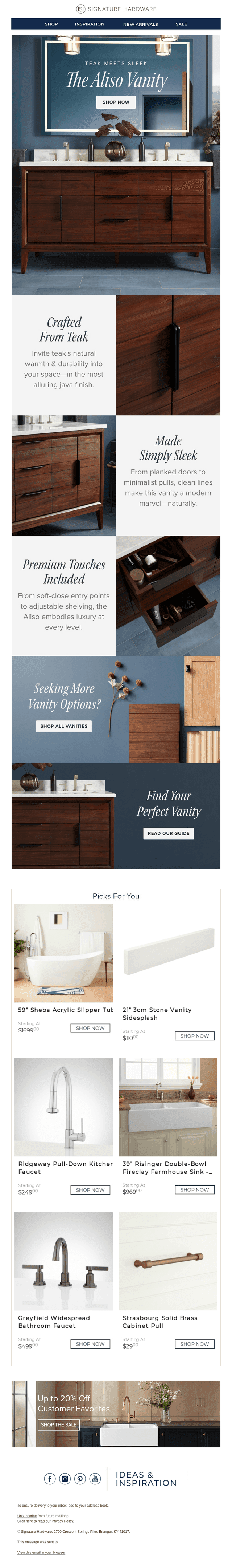 This teak vanity = a total mood ☕