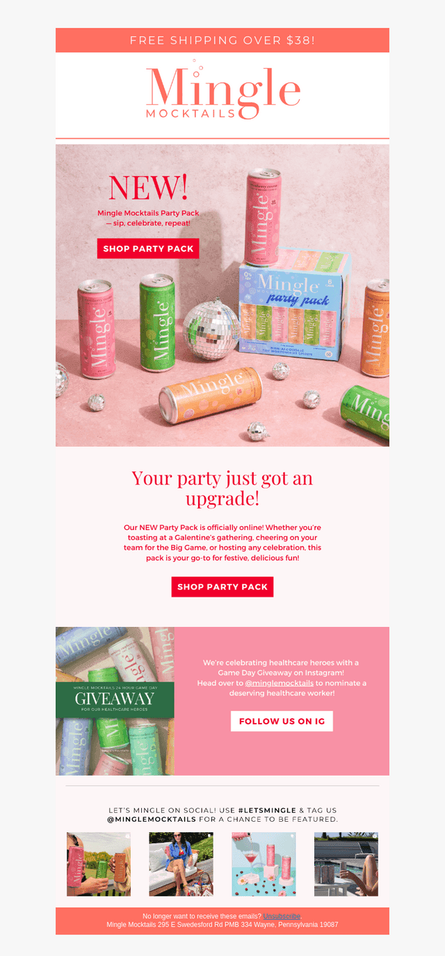 Big Game, Girls’ Night - This Pack Does It All!