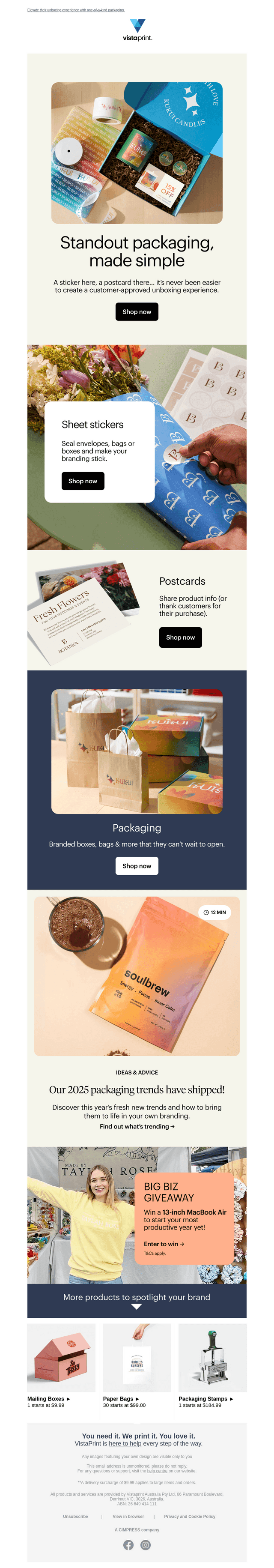 Say bye to boring packaging 👋