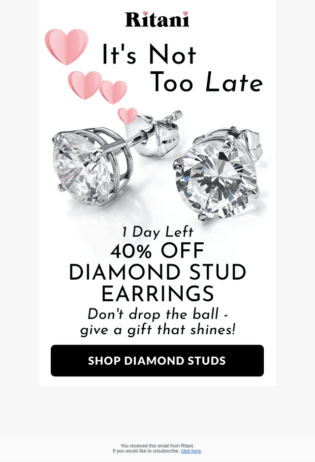 ⏳ Hurry! 40% Off Studs Ending Soon!