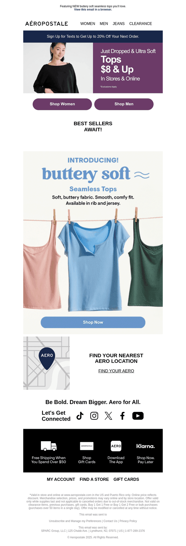 Now Serving: $8 & Up Tops ✨