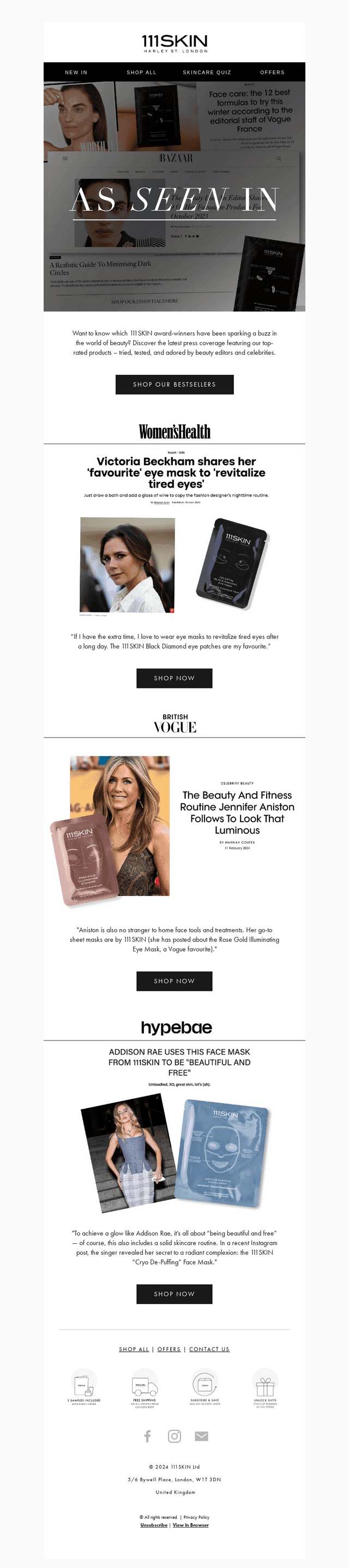 As seen in the press