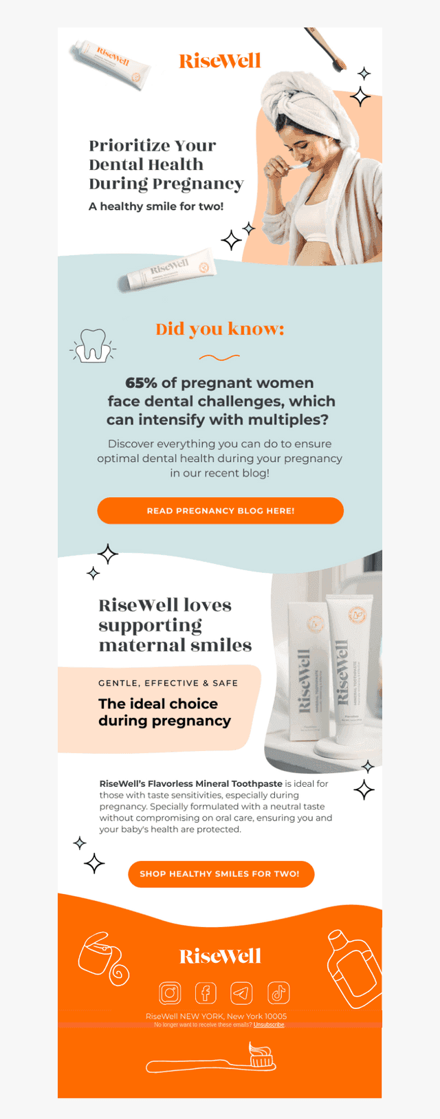 Protect Your Smile During Pregnancy with RiseWell!😁