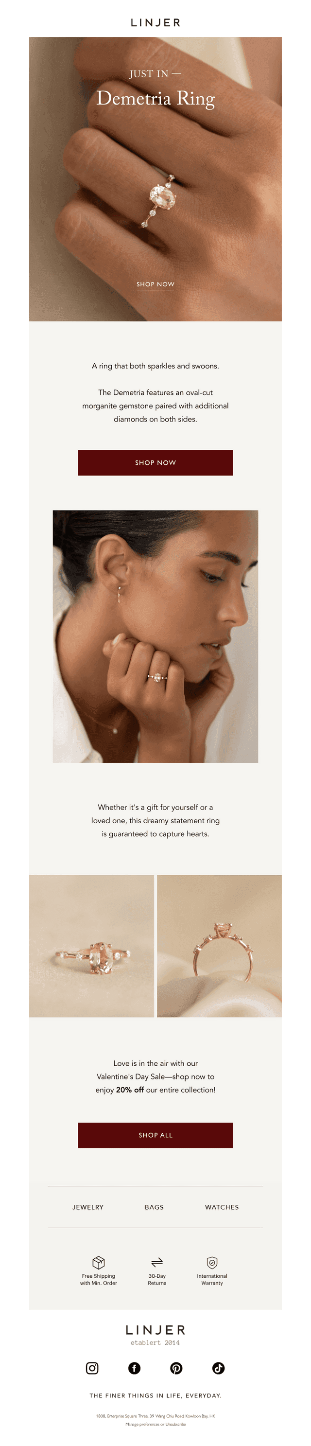 JUST IN: Cupid-Approved Morganite