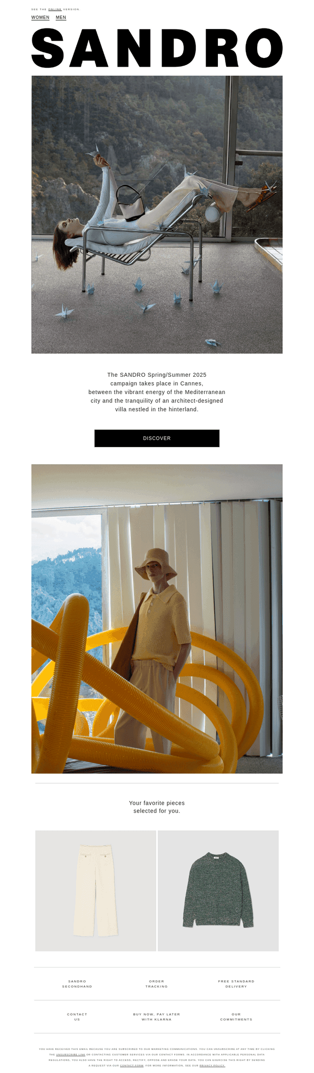 SANDRO Campaign Launch