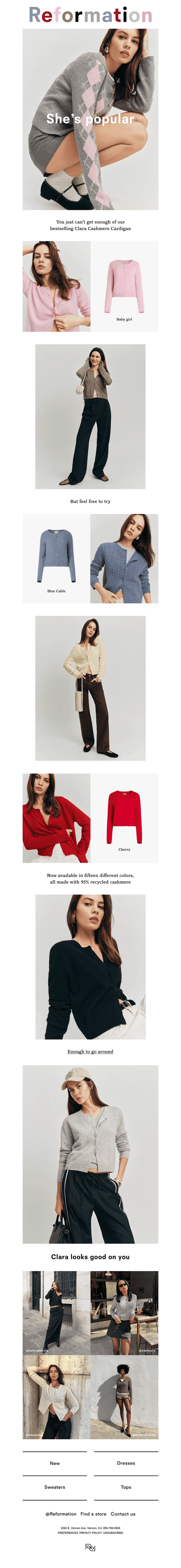 OUR BESTSELLING SWEATER