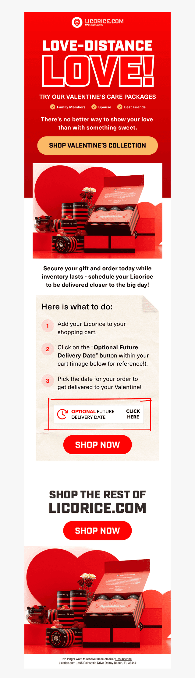 Licorice Love Packages Waiting for YOU!