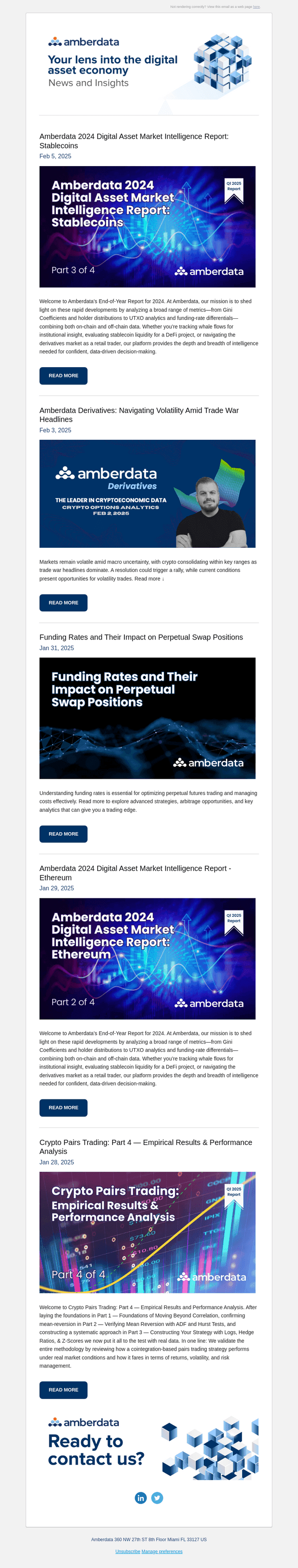 Amberdata 2024 Digital Asset Market Intelligence Report: Stablecoins