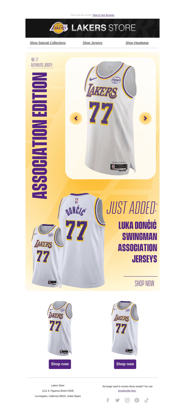 JUST ADDED! Dončić Swingman Association Jerseys👀