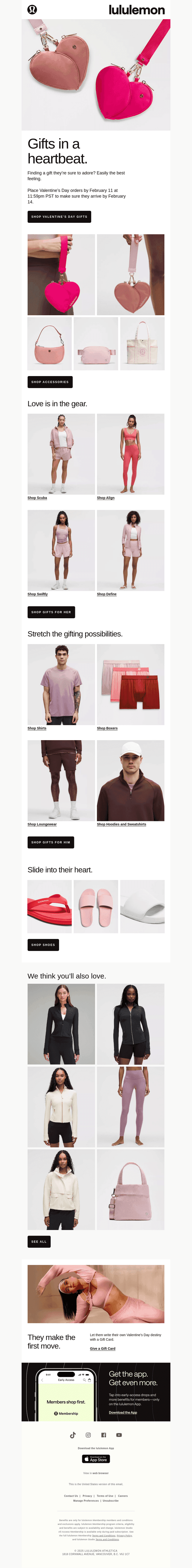 lululemon email from Wed, Feb 5, 2025