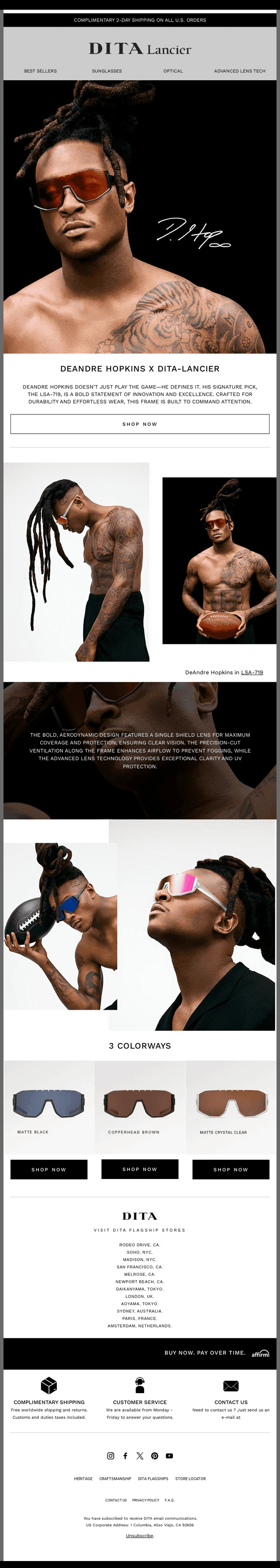 DeAndre Hopkins X DITA-Lancier