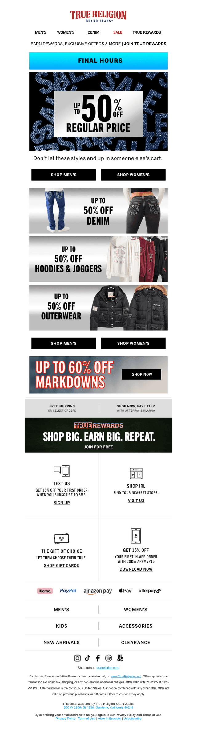 ⚠️ FINAL HOURS: 50% OFF SITEWIDE* ⚠️