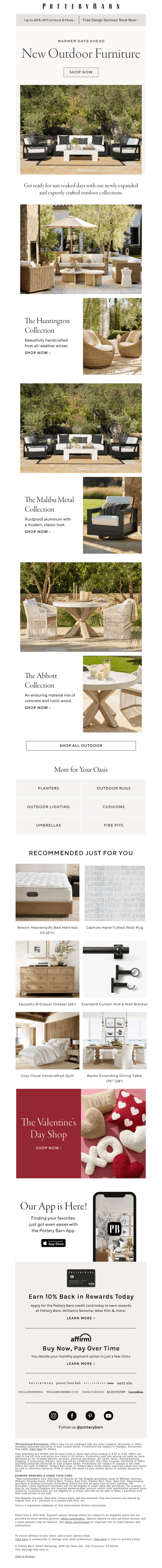 Newly expanded outdoor collections