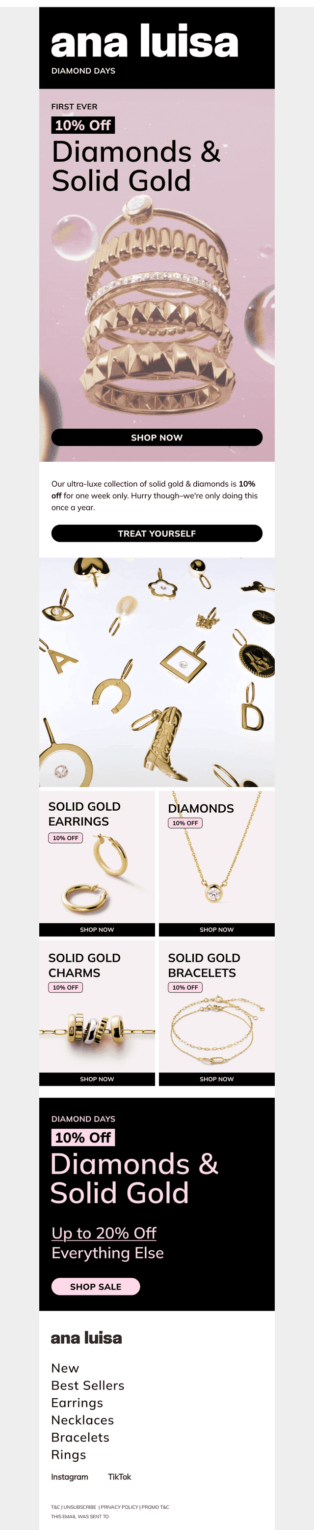 STARTS NOW: 10% Off Diamonds & Solid Gold 🏆💎