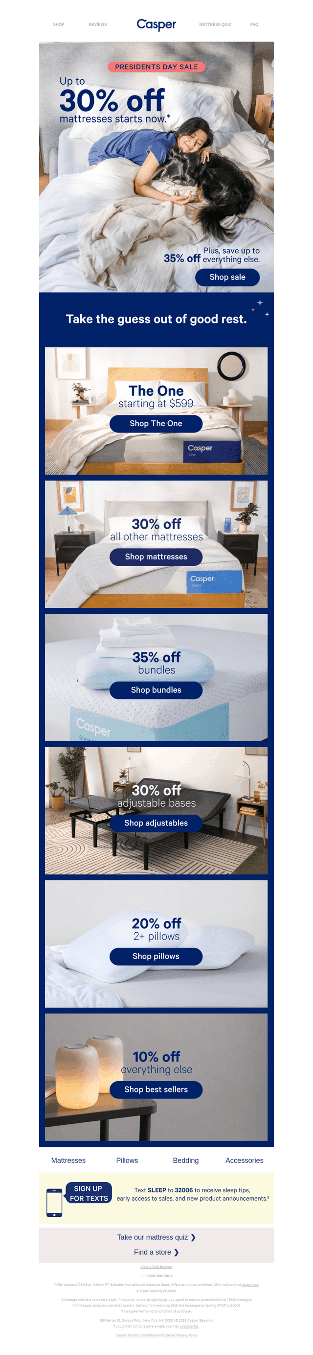 Up to 30% off mattresses is here!