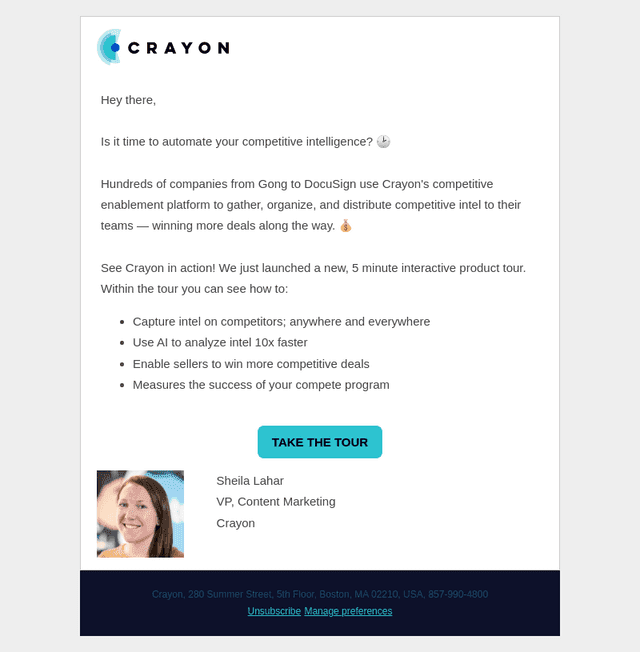 Crayon email from Thu, Feb 6, 2025