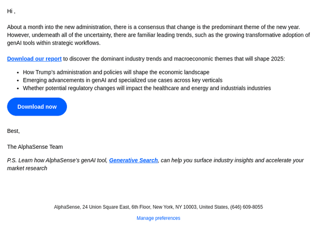 Top Market Trends for 2025