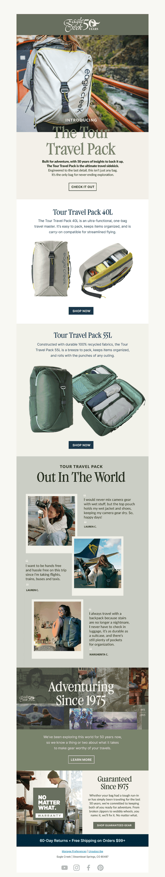 The Only Bag For Never Ending Exploration