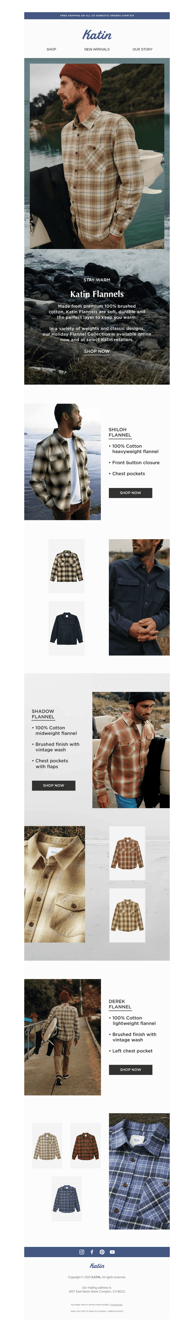 STAY WARM Katin Flannels