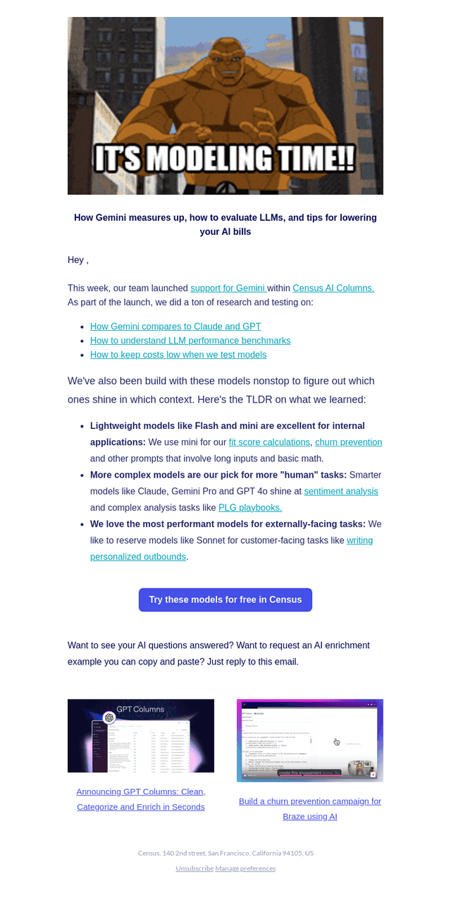 TLDR: Evaluating Gemini, cutting our AI bill, and LLM benchmarking