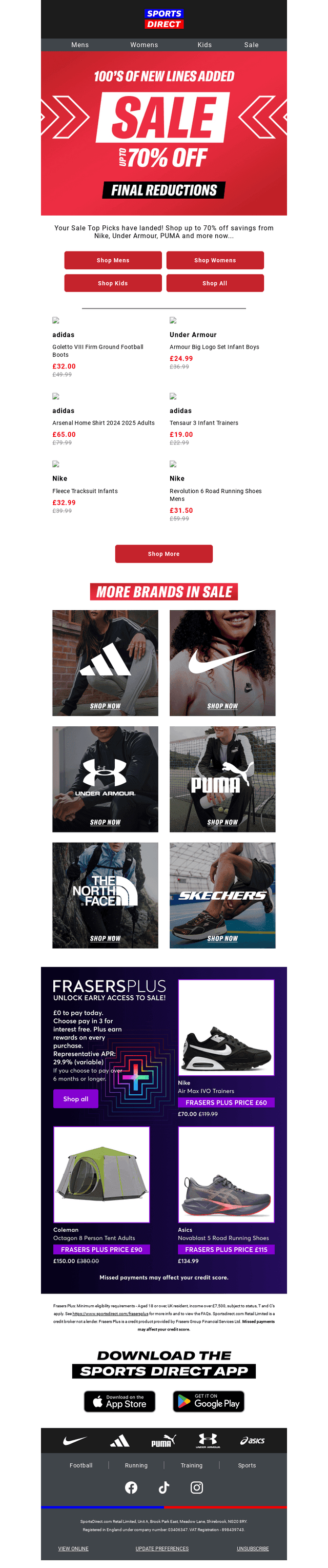 Final Reductions | Up to 70% off