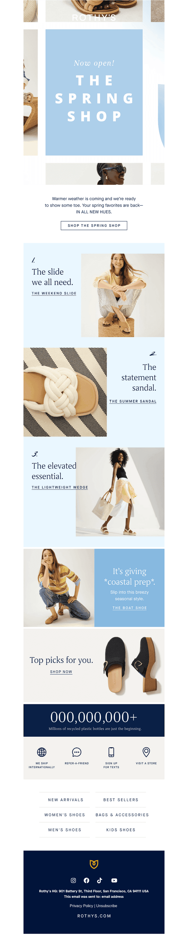 THE SPRING SHOP IS OPEN!
