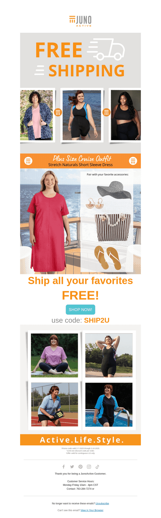 Anchors Up...It's time for FREE Shipping! 🚢