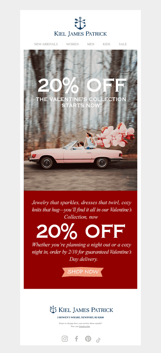20% Off The Valentine’s Collection—This Weekend Only!