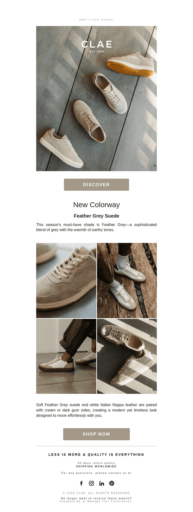 Feather Grey Suede