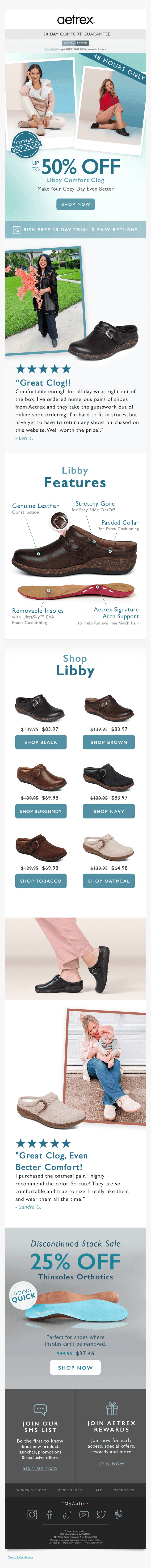 50% OFF Libby Clogs – But Only for 48 Hours!