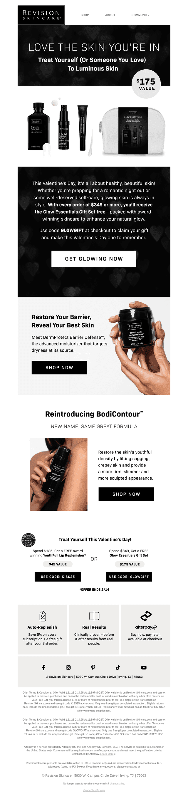 Revision Skincare email from Fri, Feb 7, 2025