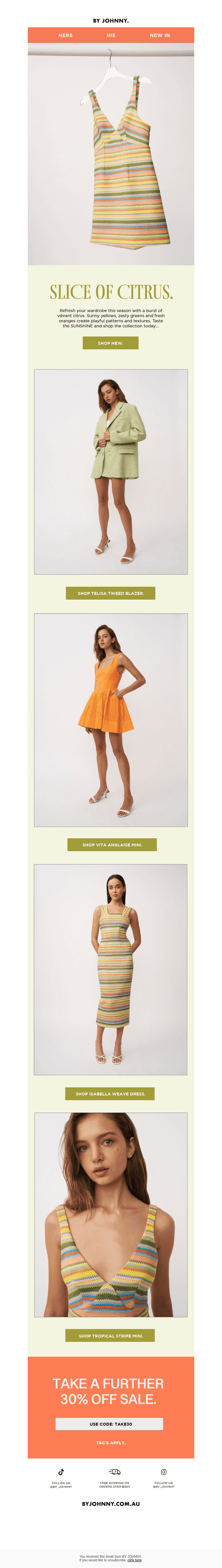 TAKE A FURTHER 30% OFF.