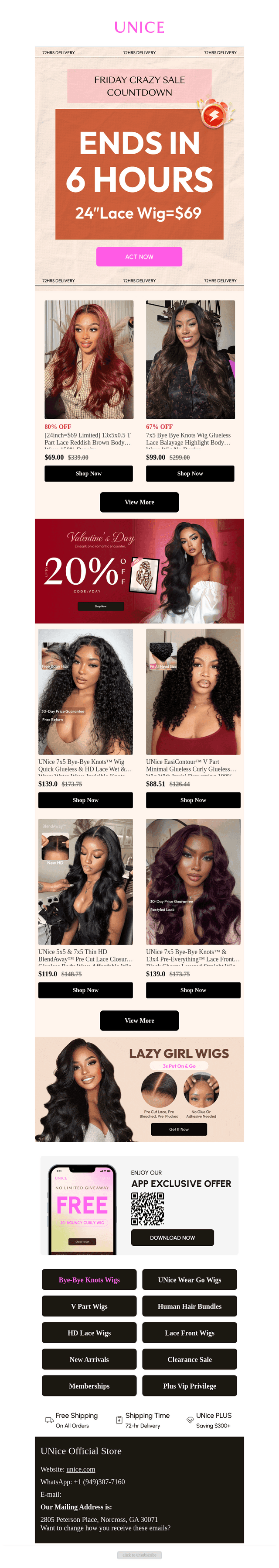 Last Chance! $69(24inch) Lace Wig