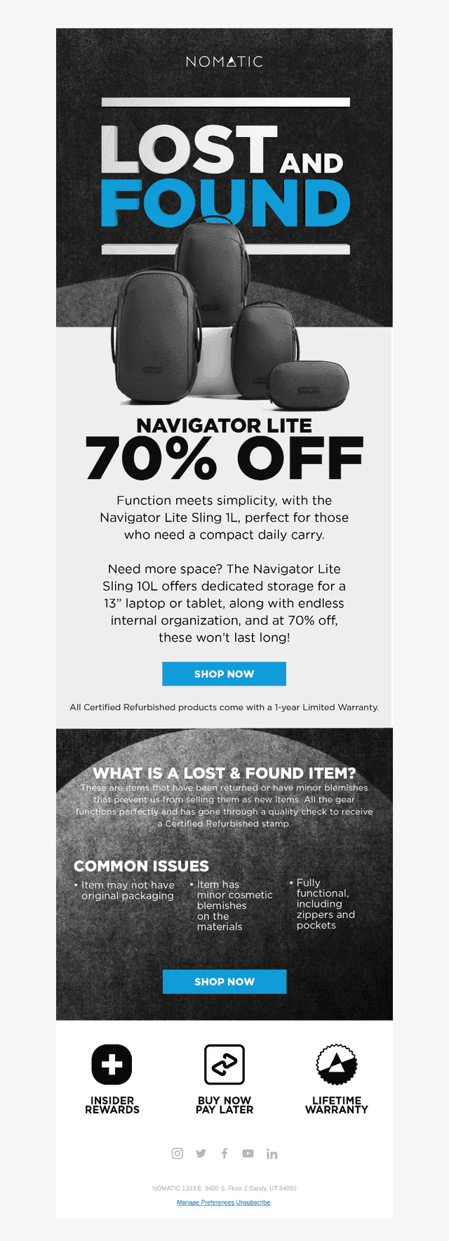 70% Off Navigator Lite ⚡ Lost & Found Sale
