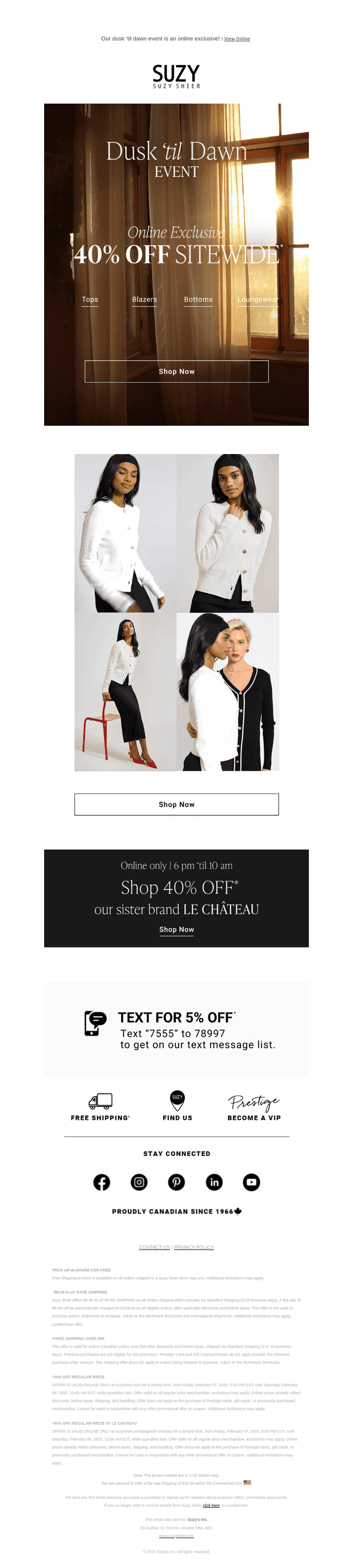 🚨 LAST CHANCE for 40% off sitewide 🚨