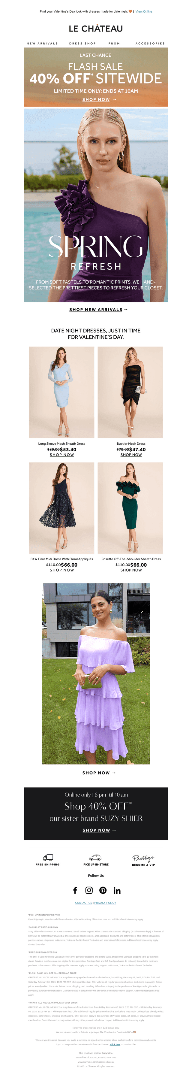 A Fresh Start for Spring Starts With 40% Off Sitewide